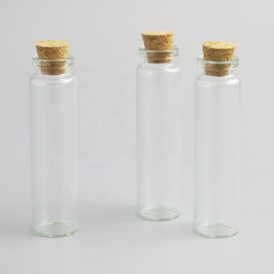 Wholesale 20ml Glass Vial with Cork Empty for Tea Gift Bottle