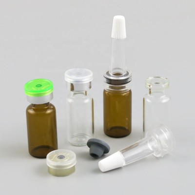 High quality 3ml empty glass serum vials  liquid medicine bottle with flip off cap  injection sterile empty vial