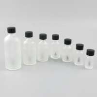 Durable Frosted 5ml 10ml small Glass cosmetic packaging empty nail polish container 15ml 20ml 30ml 50ml 100ml bottle