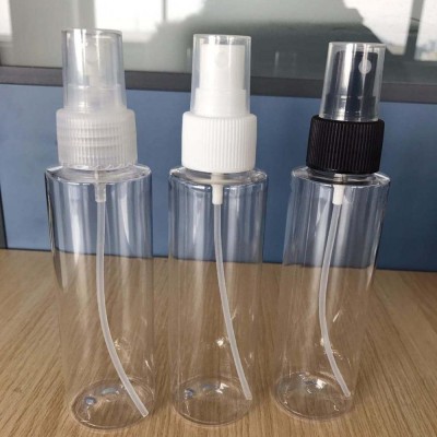 china made wholesale plastic 100ml bottle with spray disinfectant alcohol spray