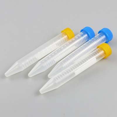 Good quality 15ml plastic test bottle with screw cap liquid medicine bottle