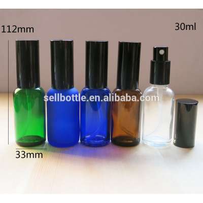 clear/green/blue/amber 30ml bottle for personal care